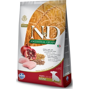 N&D Ancestral Grain Low Grain Chicken & Pomegranate Puppy Mini 2,5 kg