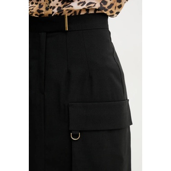 Marciano Guess Пола с вълна Marciano Guess IRINA в черно среднодълга с кройка тип молив 5GGD04 7294A (5GGD04.7294A)