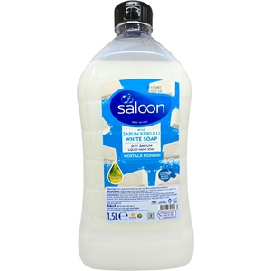  Saloon течен сапун, 1500мл, Бял сапун