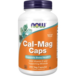 NOW NOW Cal-Mag Caps, 240 Capsules