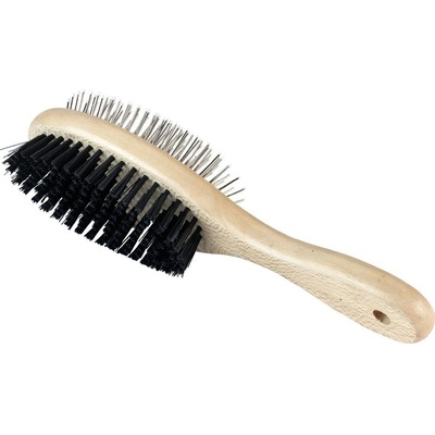 Kerbl Kartáč pro psy dřevěný, oboustranný 23 cm – Hledejceny.cz