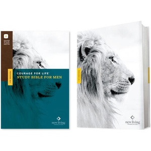 NLT Courage for Life Study Bible for Men, Filament-Enabled Edition (Hardcover) | Tyndale, Ann White (ISBN: 9781496475527)