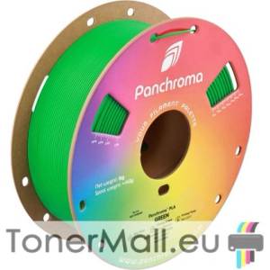 Polymaker PLA филамент Polymaker Panchroma Basic PLA, 1.75 mm, 1.0 kg, Green - tonermall