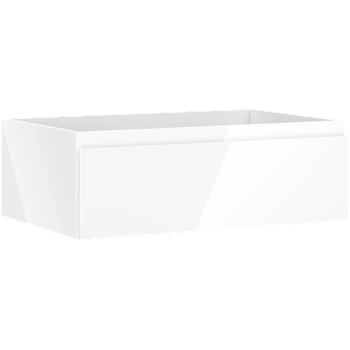 Mexen Orio шкаф за баня с умивалник 70 см, 1 чекмедже, бял гланц - 91A10-07023-1-BF00 (91A10-07023-1-BF00)