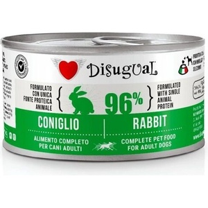Disigual Консерва куче disugual 96% заек един източник на животински протеин, за пораснали кучета от всички породи - ЗАЕК, ПАСТЕТ - petpet - 3,49 лв