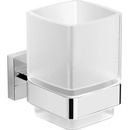 SAT Simply S Držiak pohárov chróm / mliečne sklo SATDSIMS27