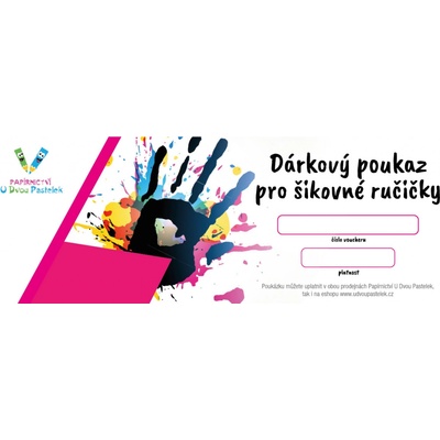 Dárkový poukaz Pro šikovné ručičky Hodnota dárkového poukazu: 700