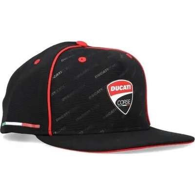 DUCATI FLAT Debossed black/red