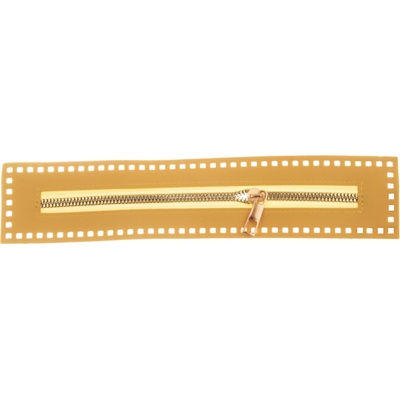 VLNIKA Zip na kabelky kovový 24 cm Varianta: žlutý
