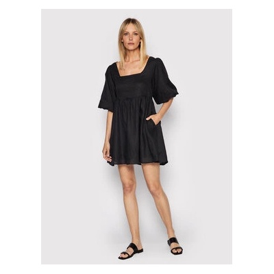 Seafolly šaty Shoreline Cover Up 54736-CU čierna