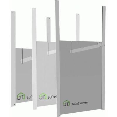 Agrofortel Bezpečnostní dvířka do kurníku se zpětnou klapkou - 230x340 / 300x450 / 340x550 mm | JOSTechnik
