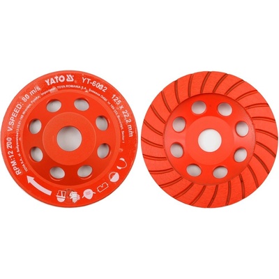 Yato Kotouč diamantový 125 x 22,2 mm YT-6032