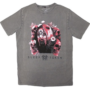 Sleep Token Skulls & Flowers Stone Wash Grey S Риза (SLTKSTNW30MG01)