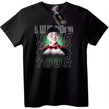NOONEBRAND Тениска El Rey Del Torbo Турне - 2XL, Black
