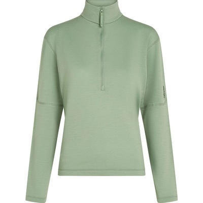 Icebreaker Wmns 360 Realfleece Elemental LS Half Zip Seaglass