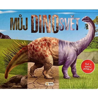 Můj DINO Svět - Slož si vlastní ještěry - XL Kniha