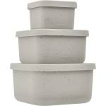 Kikkaboo Сет кутии за храна 3 бр Platinum Silicone Sand