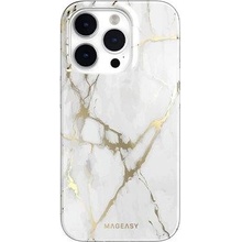 SwitchEasy Marble Case iPhone 14 Pro - Champagne bílé