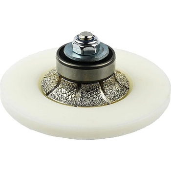 UNI Фрезер диамантен, за заобляне на ръбове на мрамор, гранит, 10 мм, m14 (rv10501)