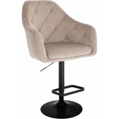 LuxuryForm Design Andora Velur na čiernom tanieri latte