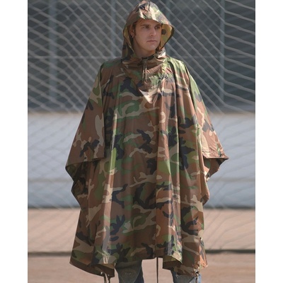 Mil-Tec MLT Pončo rip stop Woodland