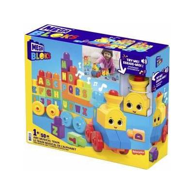 Mattel Mega Bloks ABC Musical Train 50pcs