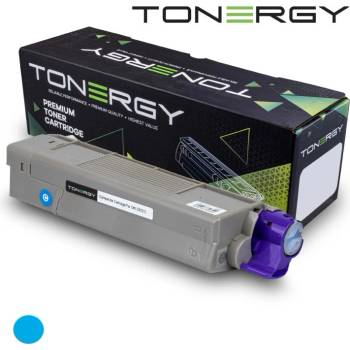 Compatible съвместима Тонер Касета Compatible Toner Cartridge OKI 44315303 Cyan, 6k (TONERGY-OKI-C610-C)