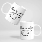 Art gift Комплект чаши за двойки - Mine