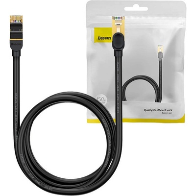 Baseus WKJS010201 (CAT7) of RJ45 10 Gbps, 1,5m, černý