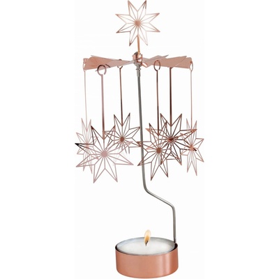 Pluto Design Rotujúci svietnik Copperstar veľký