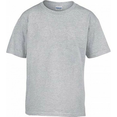 Gildan bavlněné měkké tričko Softstyle šedý melír