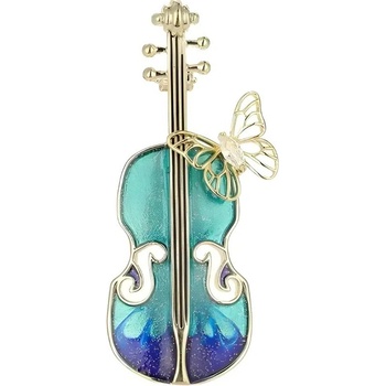 Amparo Miranda Brošňa Husle KR451 zelená