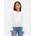 GAP Детска ребрована тениска с лого GAP GAP | Byal | Момичешки | XS