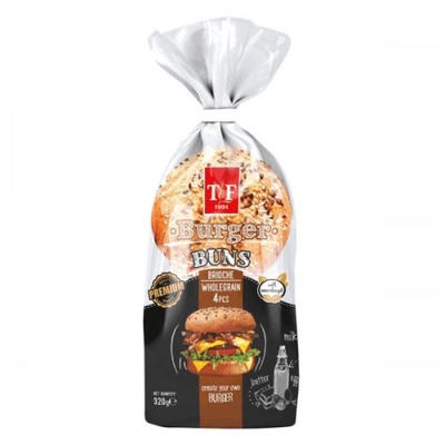 Тимс Бриош бургер питки пълнозърнестиТимс 4бр. 320гр