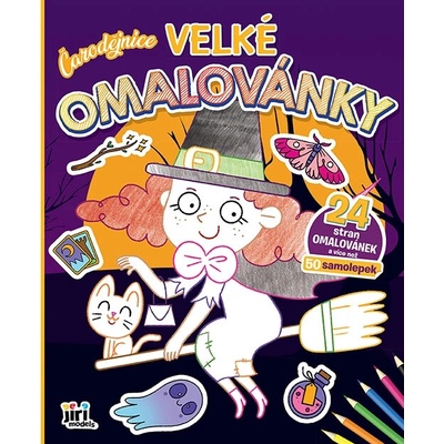 Velké omalovánky Čarodějnice Jiří Models