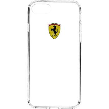 Ferrari Луксозен Хибриден Калъф за iPhone SE 2022/2020 8/7, FERRARI Hybrid Soft Case, Прозрачен (FEHCP7TR1)