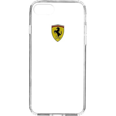 Ferrari Луксозен Хибриден Калъф за iPhone SE 2022/2020 8/7, Ferrari Hybrid Soft Case, Прозрачен (FEHCP7TR1)