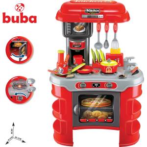 Buba Детски комплект кухня Buba, Червена (008-908А)