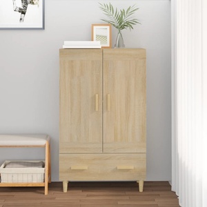 vidaXL Висок шкаф, сонома дъб, 70x31x115 см, инженерно дърво (812567)
