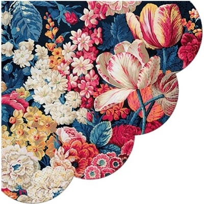 PAW servítky R 3V kulaté Flower Splendor 12 ks 32cm