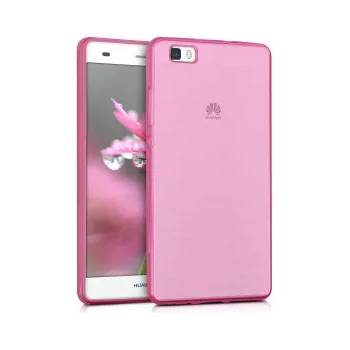 Image 1 of kwmobile Прозрачен калъф за Huawei P8 Lite - розов