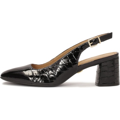 Kazar Дамски обувки на ток с отворена пета черно, размер 39, 5