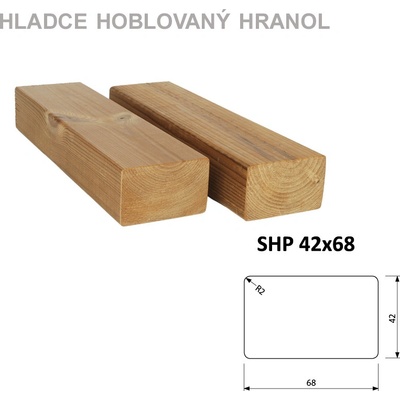 Hladký hranol SHP 42x68 mm Objednat délku: 3000mm