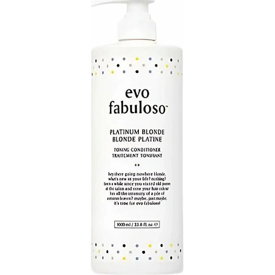 EVO Fabuloso Toning Conditioner 1 l, Platinum Blonde