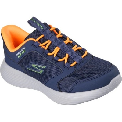 Skechers chlapčenská rekreačná obuv -Go Run 400 V2 Slip-Ins K navy/orange
