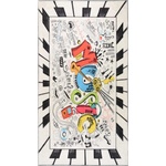 Vitaus Детски килим подходящ за пране 160x230 cm Musical - Vitaus (KRN-KID-2017-160x230)