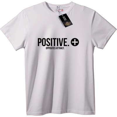 NOONEBRAND Тениска Положителни противоположности - XS, Black
