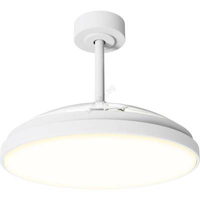 Aigostar-LED Димируем таванен вентилатор LED/50W/230V 2700-6500K 106cm+ДУ бял (AI1577)