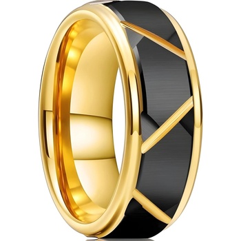 HARAHU Пръстен ME-31995 - Златен / Черен / 65mm KP31995 (ME-31995)