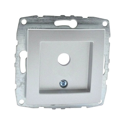 VITO РОЗЕТКА tv МЕХ. ПРАЗНА mono despina СРЕБРО (mn-500-002105-175)